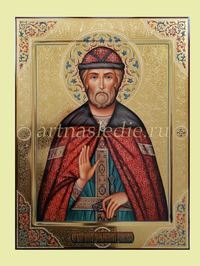 Икона Димитрий ( Дмитрий) Донской Святой Благоверный Князь Арт.2120