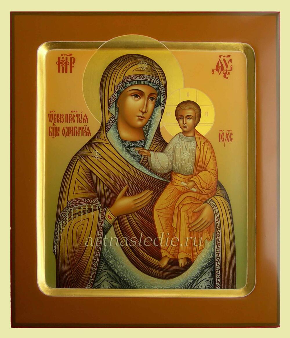 Икона Одигитрия Образ Пресвятой Богородицы. Арт.0289