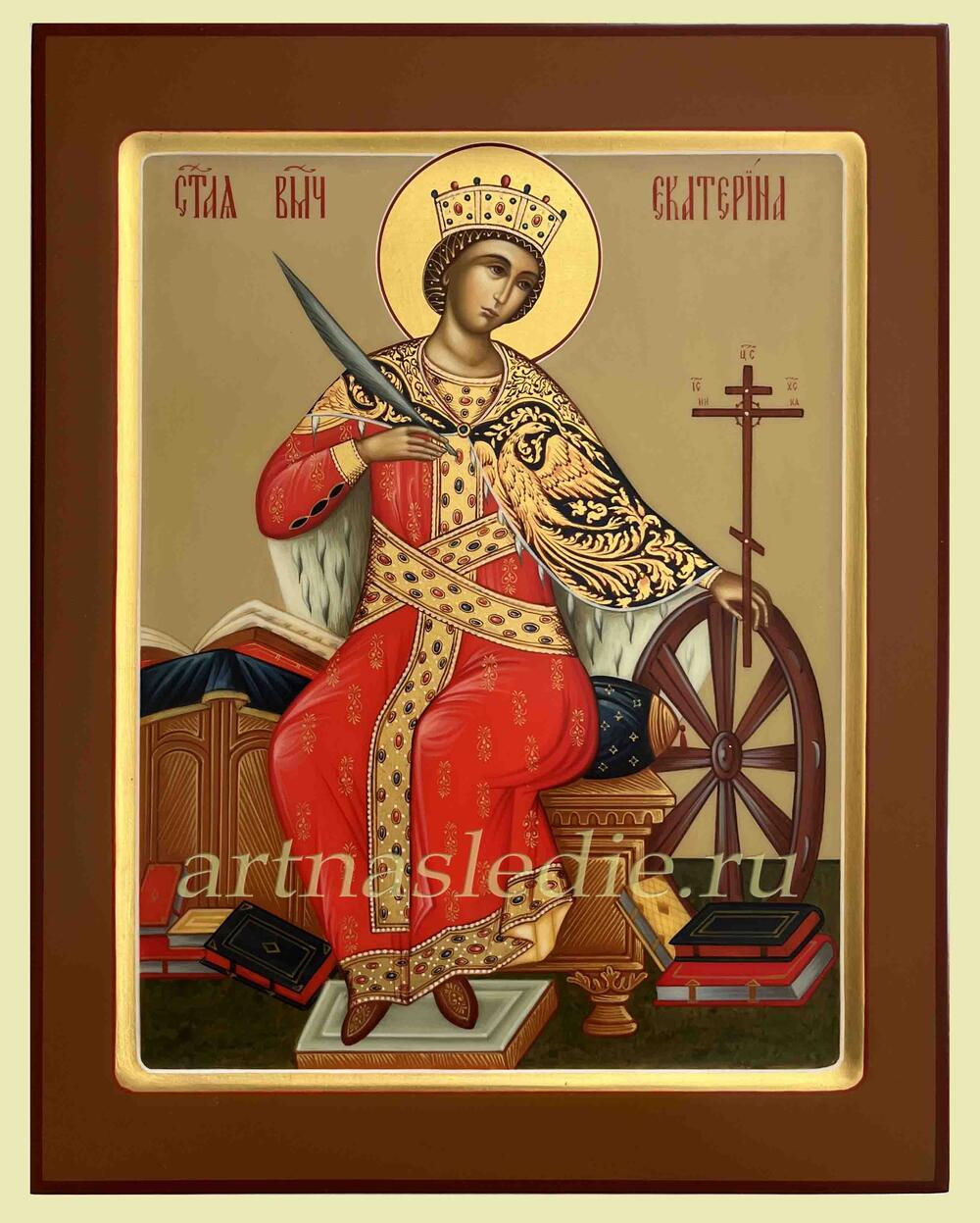 Икона Екатерина Александрийская Святая Великомученица Арт.3436