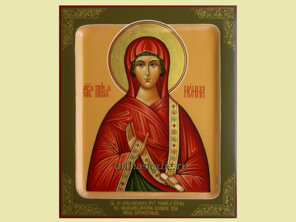 Икона Нонна Назианзская Святая Праведная Арт.0674