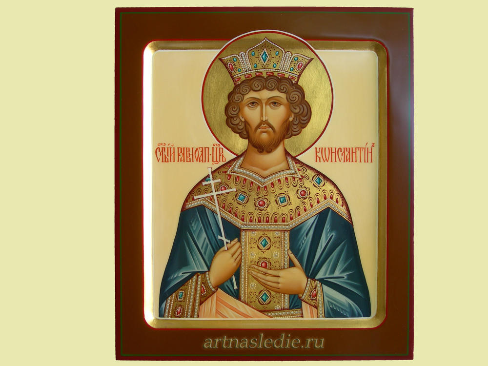 Икона Константин Великий Святой Равноапостольный Царь Арт.0613
