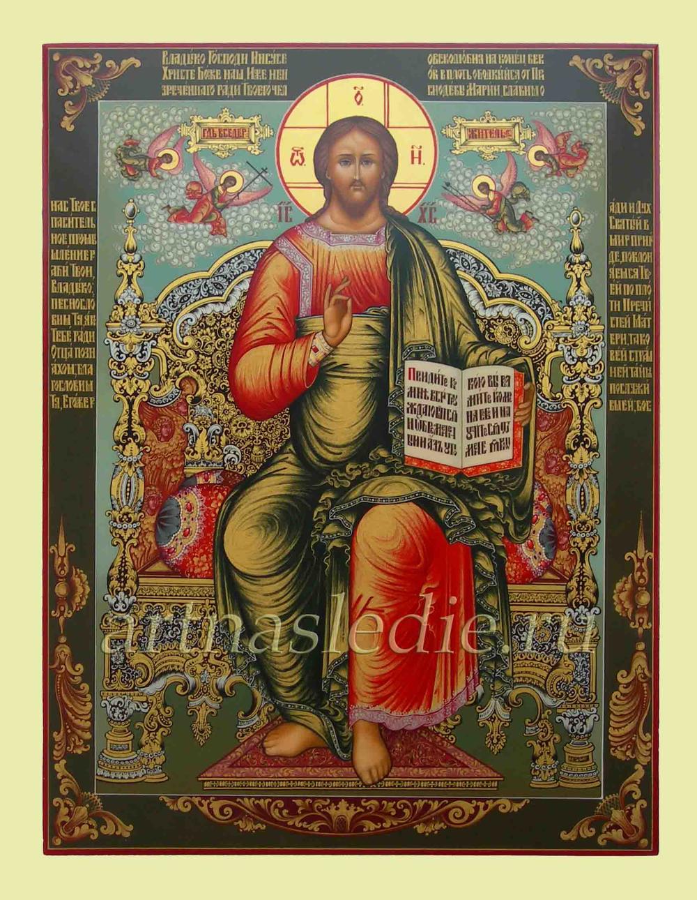 Икона Спас на престоле (на троне) Арт.0565