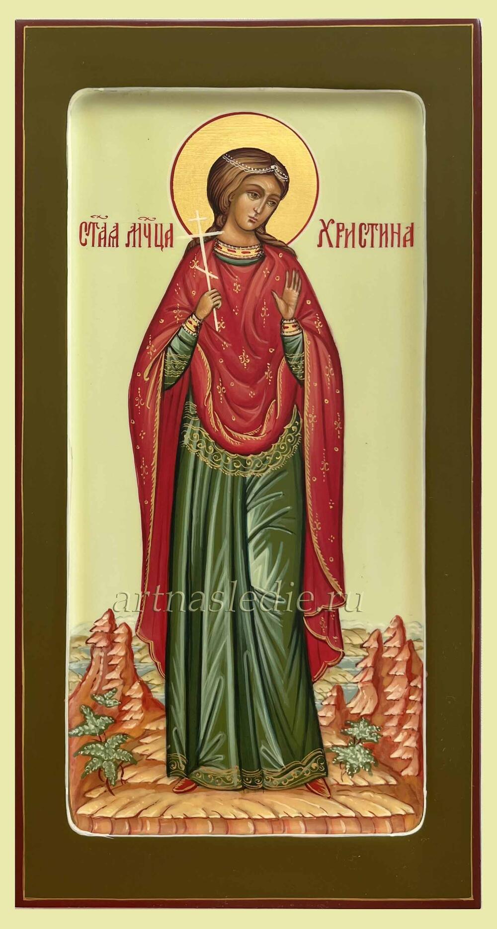 Икона Христина ( Кристина) Святая Мученица Арт.3106