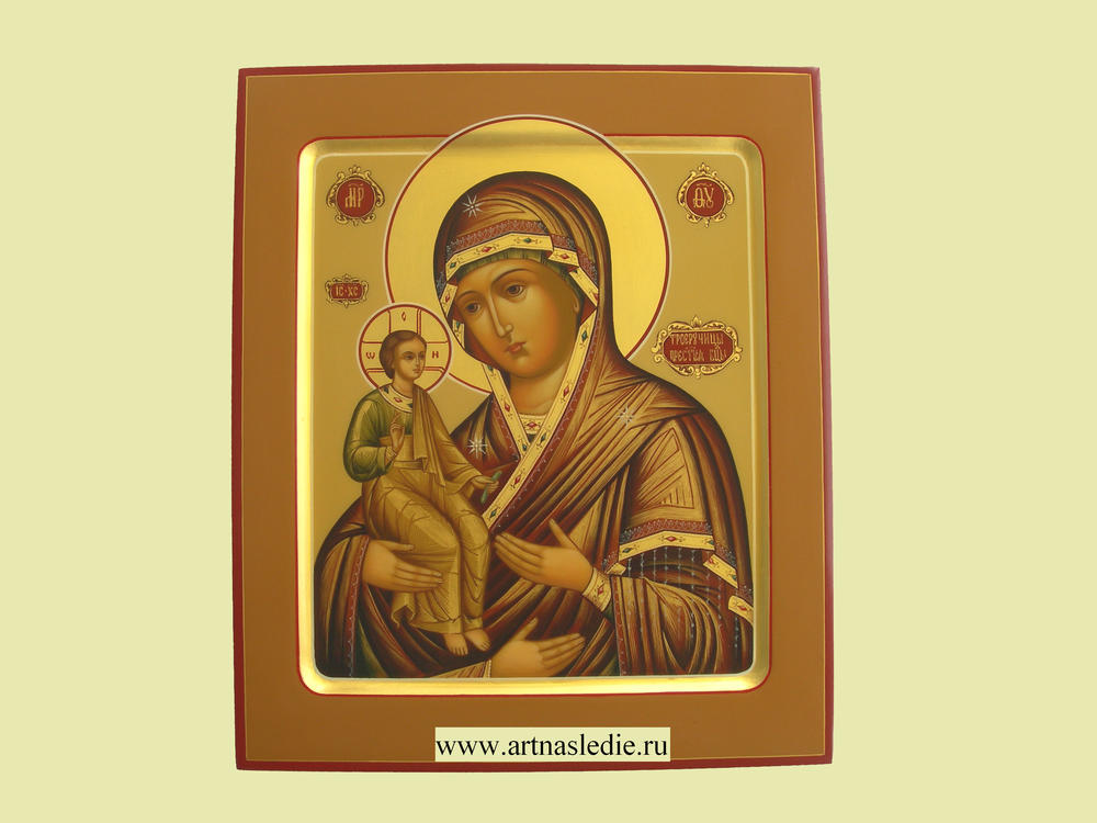 Икона Троеручица Образ Пресвятой Богородицы. Арт.0203