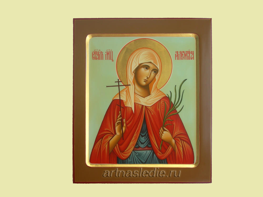 Икона Алефтина святая мученица. Арт.0525